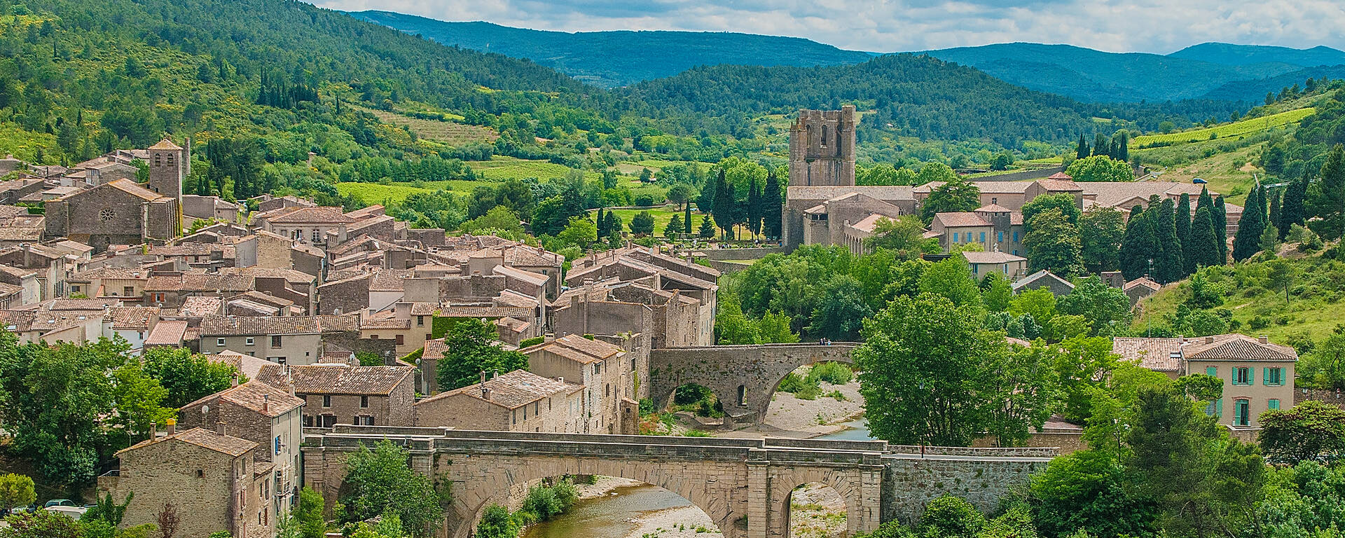 Vue de Lagrasse