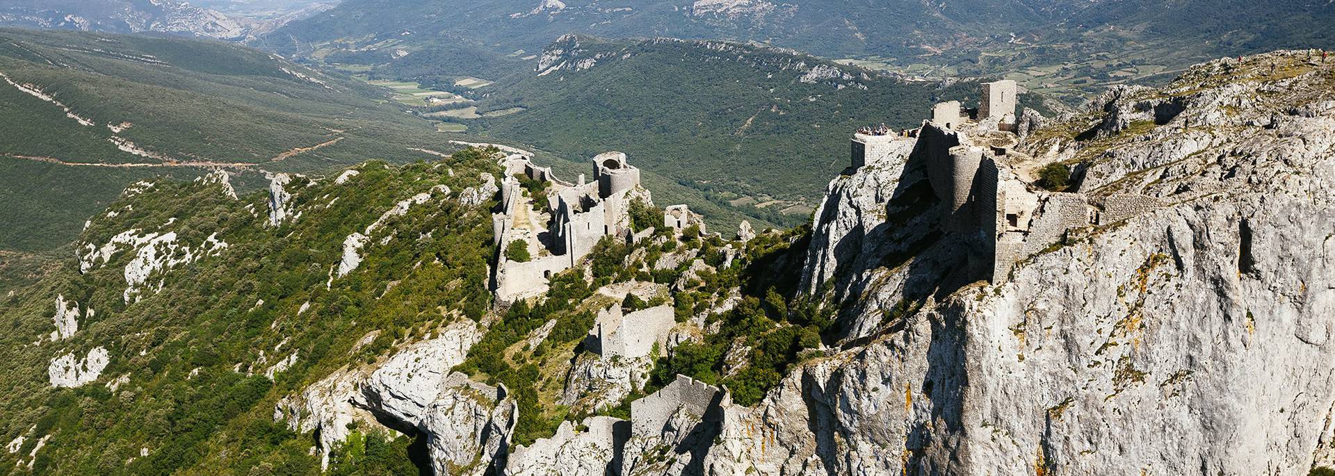 Die Burg Peyrepertuse 