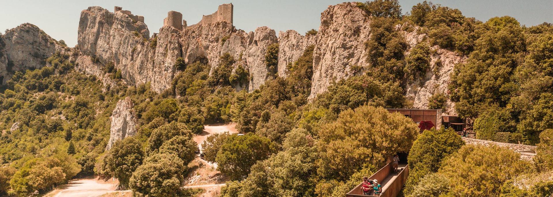 Visite du château de Peyrepertuse et sa passerelle